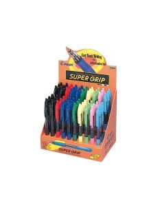 Boligrafo Pilot Super Grip Expositor De 60 Unidades 2