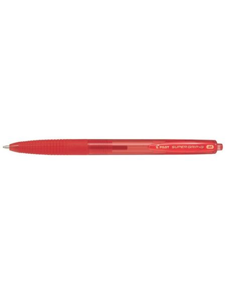 Boligrafo Rojo Pilot Super Grip G Retractil Sujecion De Caucho Tinta Base De Aceite