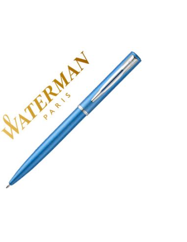 Boligrafo Waterman Allure Laca Azul En Estuche De Regalo