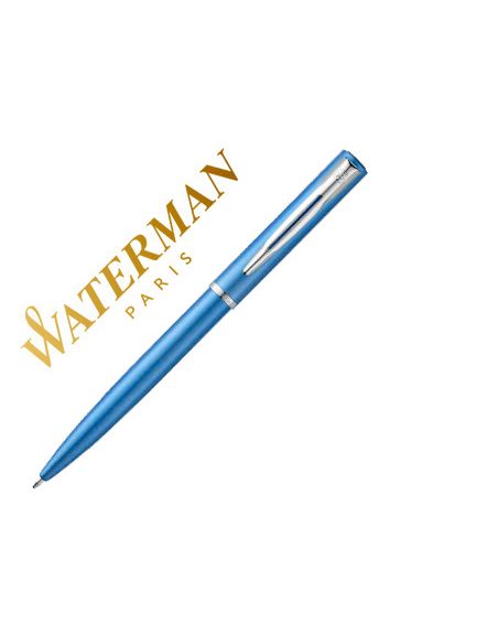 Boligrafo Waterman Allure Laca Azul En Estuche De Regalo