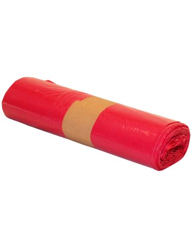 Bolsa Basura Industrial Roja 85X105Cm Galga 110 Rollo De 10 Unidades