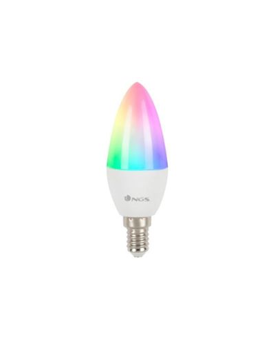 Bombilla Ngs Smart Wifi Led Bulb Gleam 514C Halogena Colores 5W 500 Lumenes E14 Regulable En Intesidad