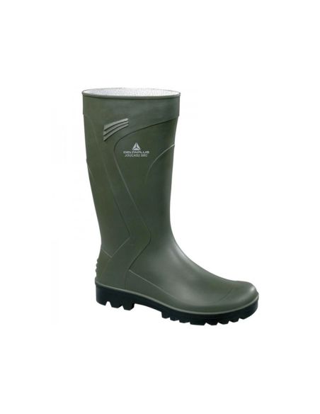 Bota Deltaplus De Seguridad Jouca Pvc Verde Suela De Tacos Talla 39