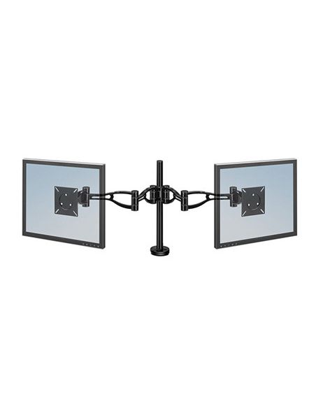 Brazo Para Monitor Plano Doble Fellowes Professional Normativa Vesa Flexible Para Pantallas Hasta 10 Kg