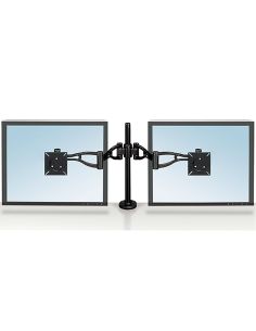 Brazo Para Monitor Plano Doble Fellowes Professional Normativa Vesa Flexible Para Pantallas Hasta 10 Kg 2