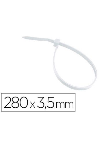 Brida 3M Para Interior Blanca 280X3,5 Mm Bolsa De 100 Unidades