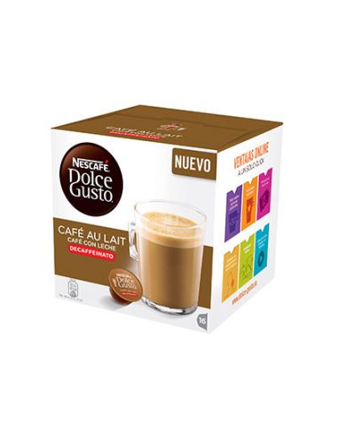 Cafe Dolce Gusto Cafe Con Leche Descafeinado Monodosis Caja De 16 Unidades