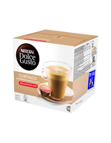 Cafe Dolce Gusto Cortado Descafeinado Caja Monodosis De 16 Unidades