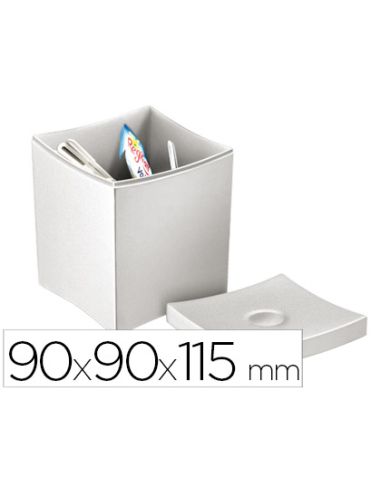 Caja Para Infusiones Cep Con Tapa Desmontable Poliestireno 90X90X115 Mm