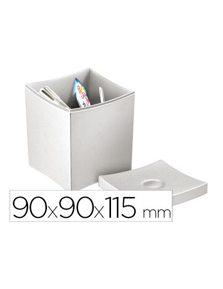Caja Para Infusiones Cep Con Tapa Desmontable Poliestireno 90X90X115 Mm