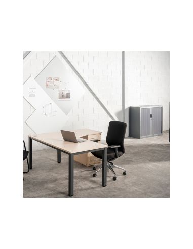 Cajonera Rocada Con 4 Cajones Serie Store 60X47X74 Cm Acabado Haya/Haya