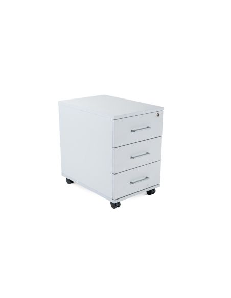 Cajonera Rocada Con 3 Cajones Serie Store 58X40X59,5 Cm Acabado Ab02 Gris/Gris Gris/Gris