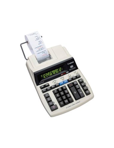 Calculadora Canon Impresora Mp120 Mg Es Ii Pantalla Lcd Enchufe Corriente 12 Digitos Color Gris