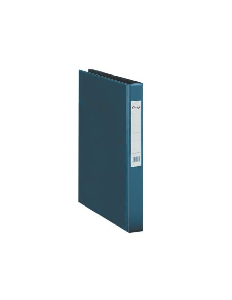 Carpeta 2 Anillas 40 Mm Plastico Pardo Folio Azul