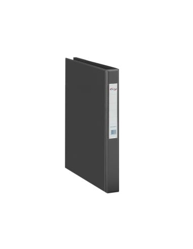 Carpeta 2 Anillas 40 Mm Plastico Pardo Folio Negro