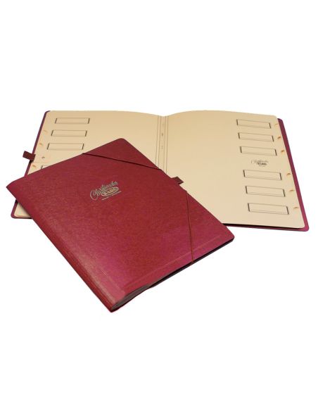 Carpeta Clasificador Carton Compacto Saro Folio Roja 12 Departamentos