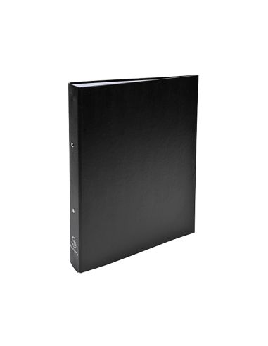 Carpeta De 2 Anillas 30Mm Redondas Exacompta Din A4 Carton Forrado Negro