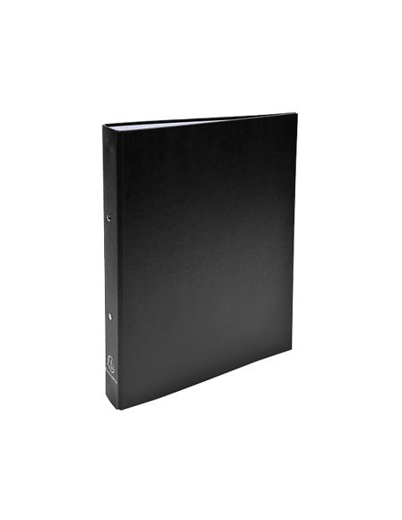 Carpeta De 2 Anillas 30Mm Redondas Exacompta Din A4 Carton Forrado Negro