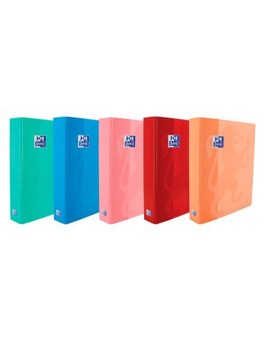 Carpeta De Anillas Oxford School Din A4+ Tapa Extradura 4 Anillas 40 Mm Colores Tendencias Surtidos Surtidos