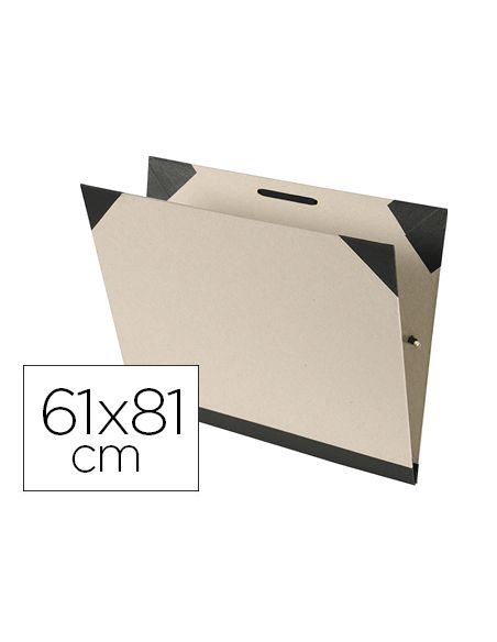 Carpeta Dibujo Canson Brut 61X81 Cm Con Gomas Color Kraftclaro