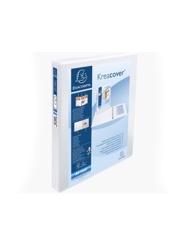 Carpeta Exacompta Canguro 2 Anillas 30 Mm Din A4+ Carton Forrado Polipropileno Personalizable 3 Bolsillos|Libreriasalesiana