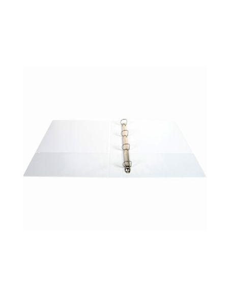Carpeta Exacompta Canguro 4 Anillas 30 Mm Din A4+ Carton Forrado Polipropileno Personalizable 3 Bolsillos