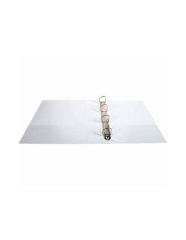 Carpeta Exacompta Canguro 4 Anillas 50 Mm Din A4+ Carton Forrado Polipropileno Personalizable 3 Bolsillos