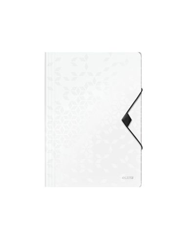 Carpeta Leitz Wow Gomas Solapas Polipropileno Din A4 Color Blanco|Libreriasalesiana