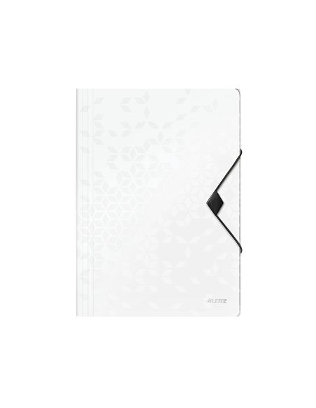 Carpeta Leitz Wow Gomas Solapas Polipropileno Din A4 Color Blanco|Libreriasalesiana