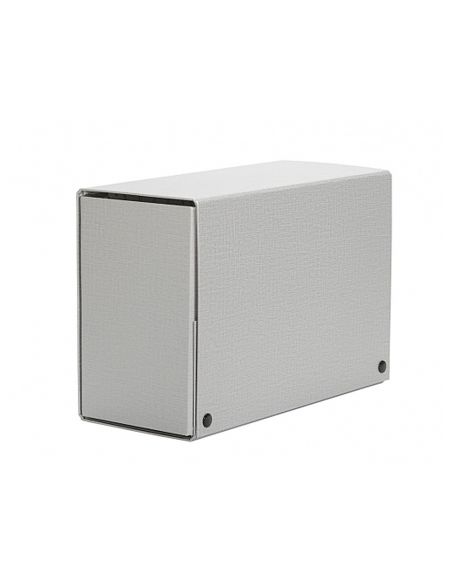 Carpeta Proyectos Pardo Folio Lomo 150 Mm Carton Forrado Gris Con Broche
