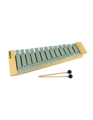 Carrillon Amaya Con Baquetas En Madera De Pino Y Metal 48X18X6,5 Cm