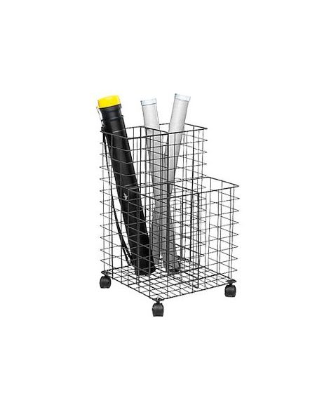 Carrito Portaplanos 209 Metalico Con Ruedas Color Negro 700X400X400 Mm|Libreriasalesiana
