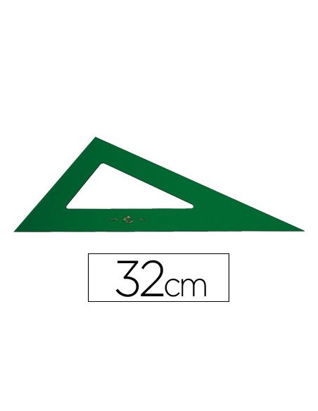 Cartabon Faber Castell 32 Cm Plastico Verde