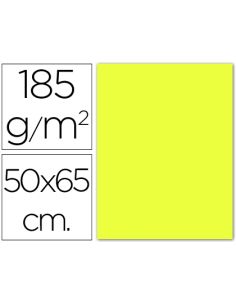 Cartulina Guarro Amarillo Limon 50X65 Cm 185 Gr