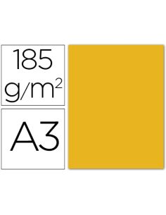 Cartulina Guarro Din A3 Oro 280 Gr Paquete De 50 Hojas