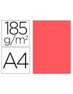 Cartulina Guarro Din A4 Coral 185 Gr Paquete De 50 Hojas