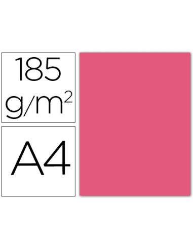 Cartulina Guarro Din A4 Fucsia 185 Gr Paquete 50 Hojas