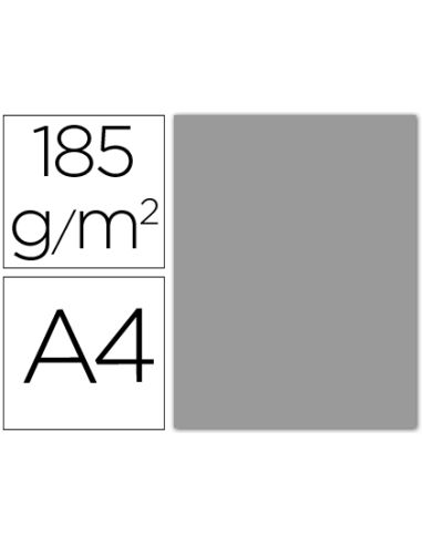 Cartulina Guarro Din A4 Gris Perla 185 Gr Paquete 50 Hojas