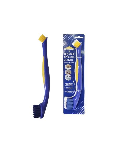 Cepillo Kerkom Doble Fibra Dura Suave Para Limpieza Juntas Y Rincones 27,5X4X2,8 Cm