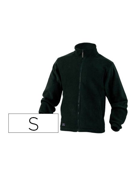 Chaqueta Deltaplus Polar Con Cremallera 2 Bolsillos Color Negro Talla S