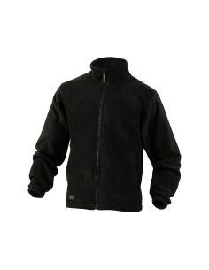 Chaqueta Deltaplus Polar Con Cremallera 2 Bolsillos Color Negro Talla S 2