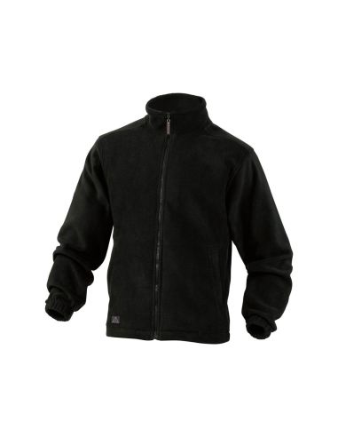 Chaqueta Deltaplus Polar Con Cremallera 2 Bolsillos Color Negro Talla Xl