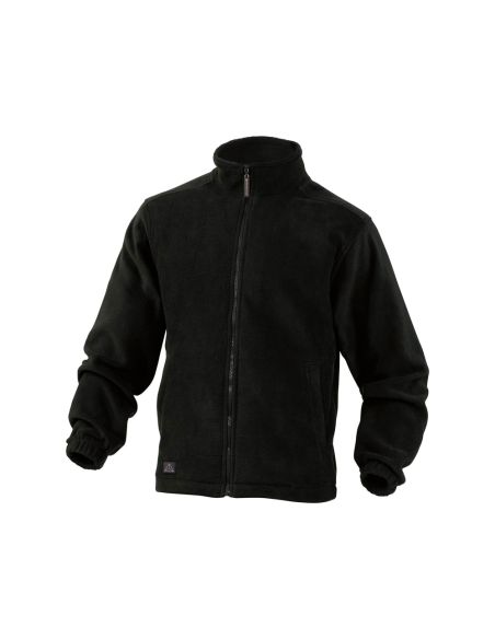 Chaqueta Deltaplus Polar Con Cremallera 2 Bolsillos Color Negro Talla Xl