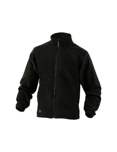Chaqueta Deltaplus Polar Con Cremallera 2 Bolsillos Color Negro Talla Xxl