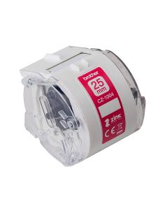 Cinta Brother Cz-1004 Impresion Color Para Impresora Vc-500W Rollo 25 Mm X 5 M 2