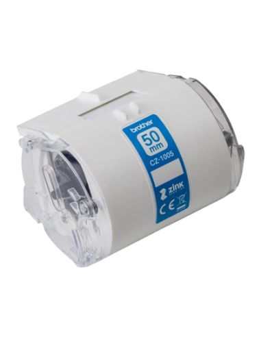 Cinta Brother Cz-1005 Impresion Color Para Impresora Vc-500W Rollo 50 Mm X 5 M
