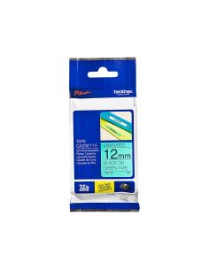Cinta Brother Tze-731 Verde-Negro 12Mm Longitud 8 Mt 2