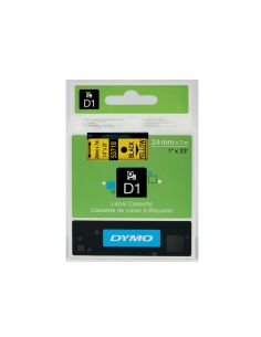 Cinta Dymo 1000 Negro-Amarillo 24 Mm X 7 M D1 2