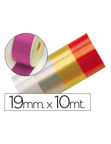 Cinta Fantasia 10 Mt X 19 Mm Fucsia