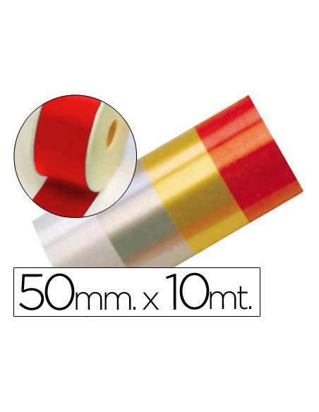 Cinta Fantasia 10 Mt X 50 Mm Rojo